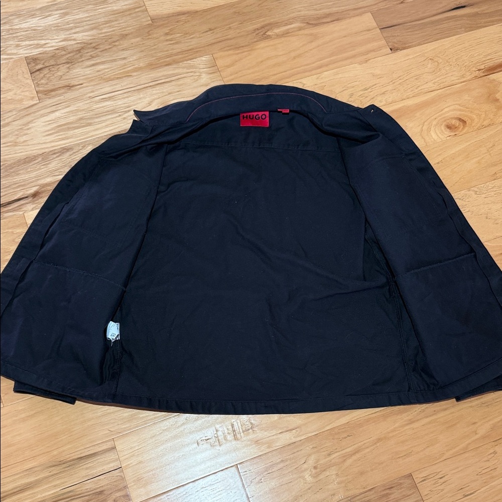Hugo Overshirt Jacket Patch Pockets Button - image 7